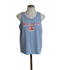 Champions.Tank top athletic lo women blue color size M